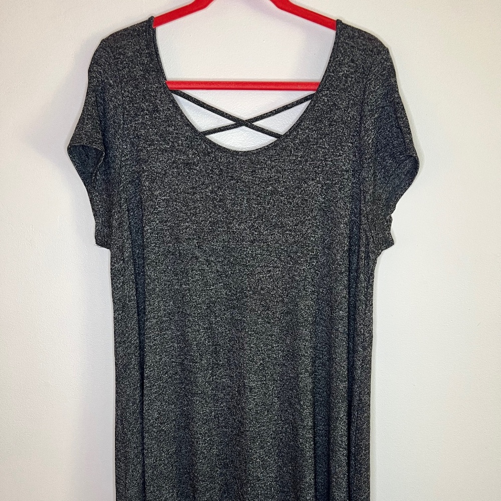 Gray Knit Dress